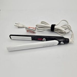 T3 Micro Model 73500 White/Black Flat Iron Hair Straightener - Tested